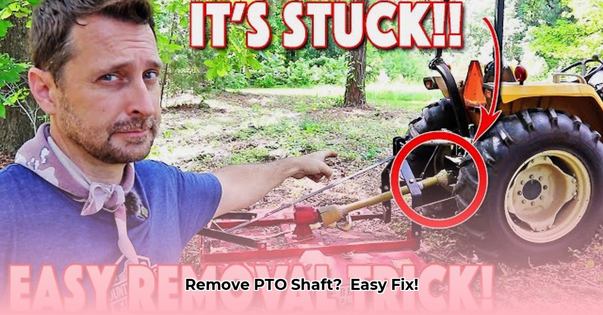 how-to-remove-pto-shaft-from-tractor